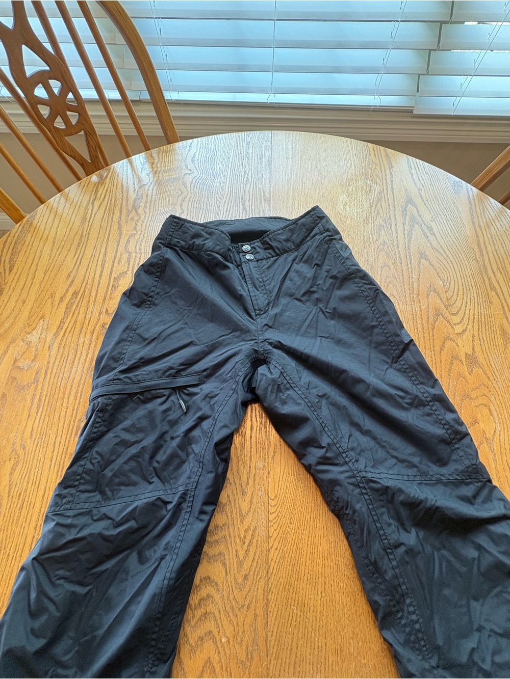 COLUMBIA Bugaboo Snow Board Ski Pants OMNI-TECH XS Black Measurements
